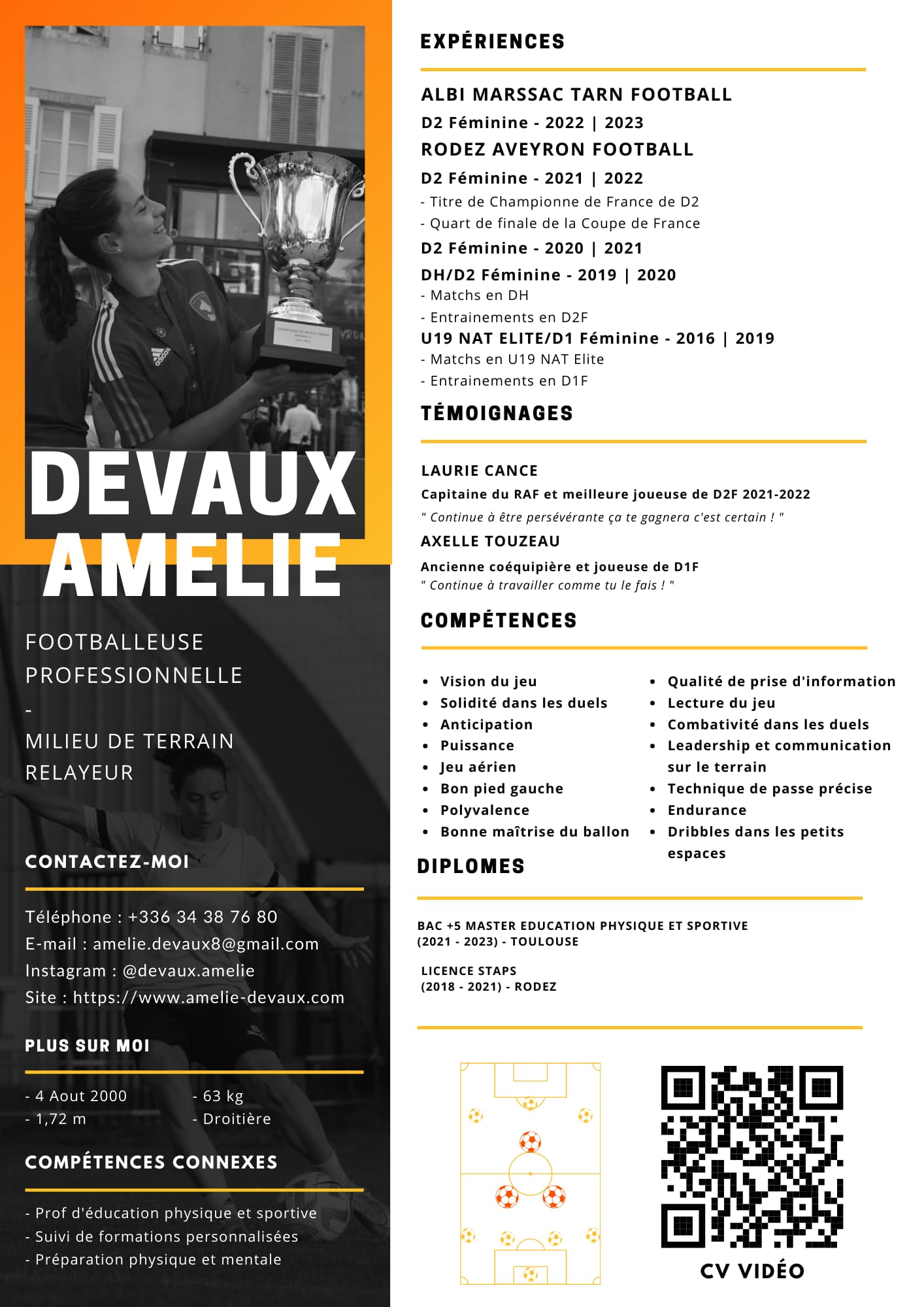 CV Amelie Devaux